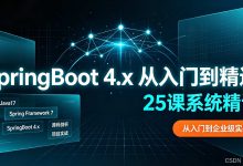第2课:SpringBoot4.x 项目构建:Maven/Gradle配置详解,父工程与依赖管理-网硕互联帮助中心